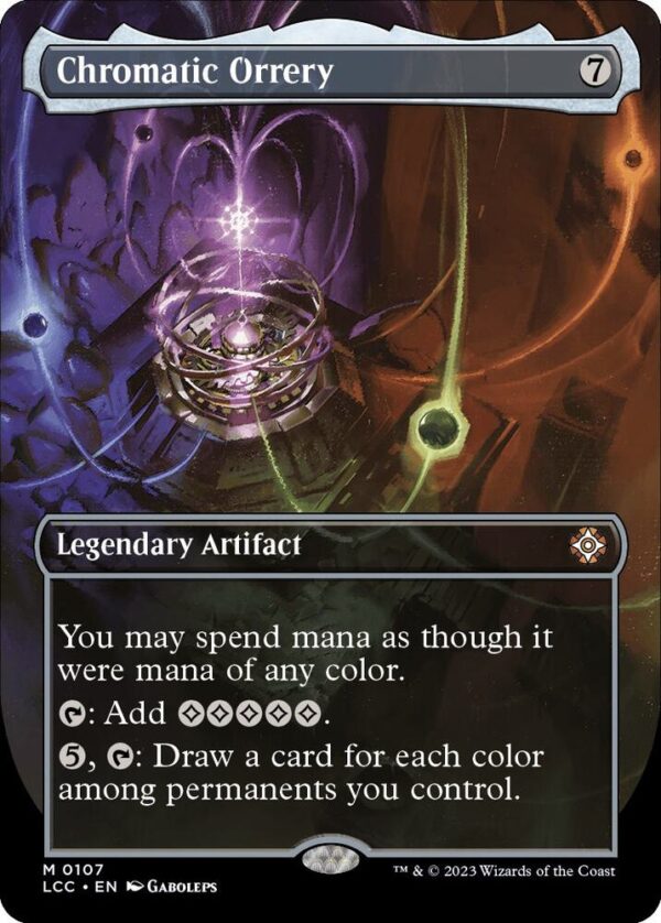 Chromatic Orrery - Borderless Foil