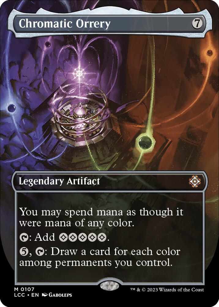 Chromatic Orrery - Borderless Foil