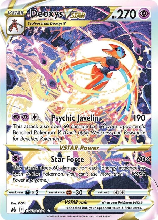 Deoxys VStar - Foil - PSA Graded 9