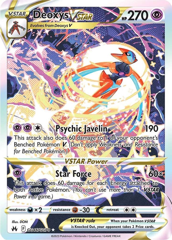Deoxys VStar - Foil - PSA Graded 9