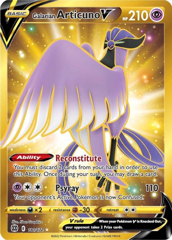 Galarian Articuno V - Secret Foil