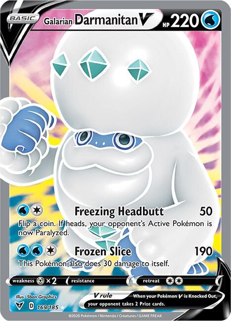 Galarian Darmanitan V - Full Art Foil