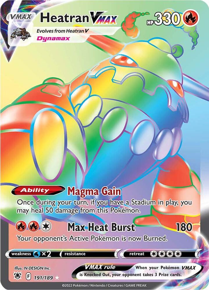 Heatran VMax - Secret Foil