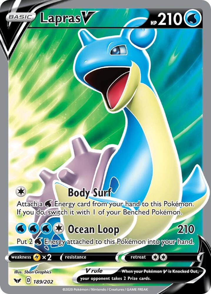 Lapras V - Full Art Foil
