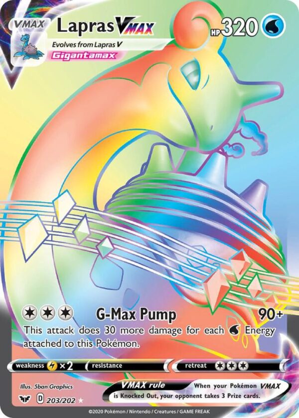 Lapras VMax - Secret Foil