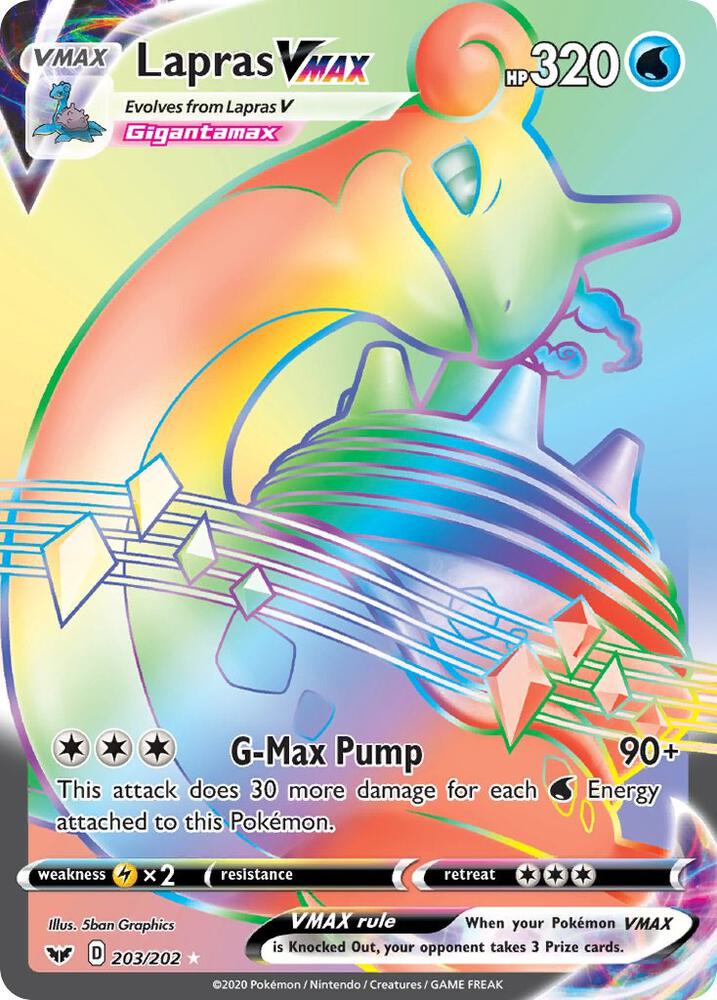 Lapras VMax - Secret Foil