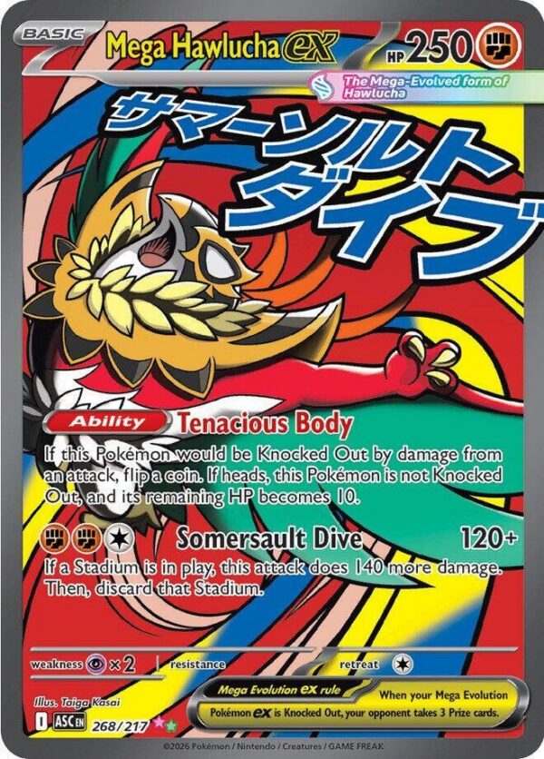 Mega Hawlucha ex - Foil