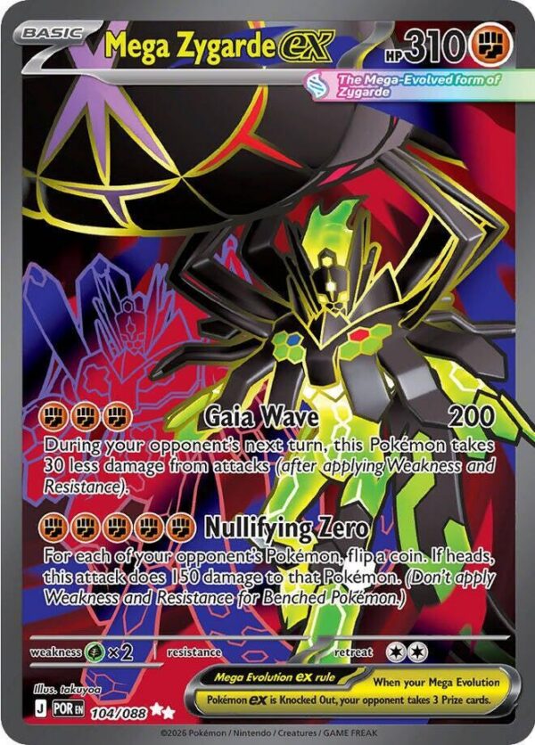 Mega Zygarde ex - Foil