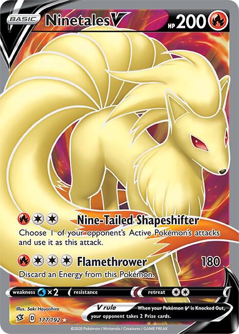 Ninetales V - Full Art Foil