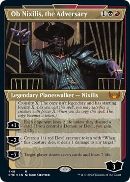 Ob Nixilis, the Adversary - Showcase Etched Foil