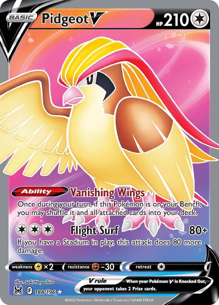 Pidgeot V - Full Art Foil