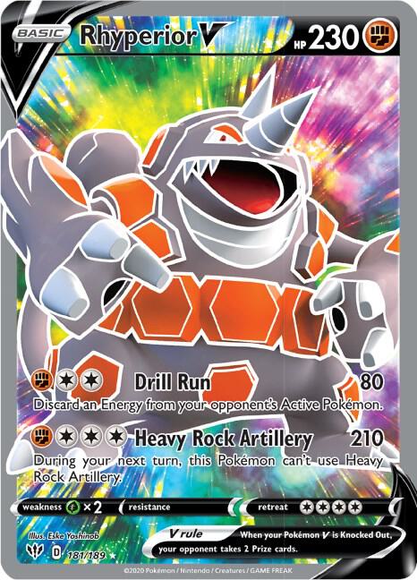 Rhyperior V - Full Art Foil