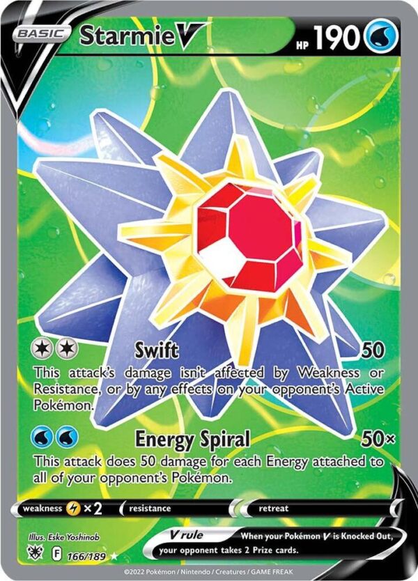 Starmie V - Full Art Foil