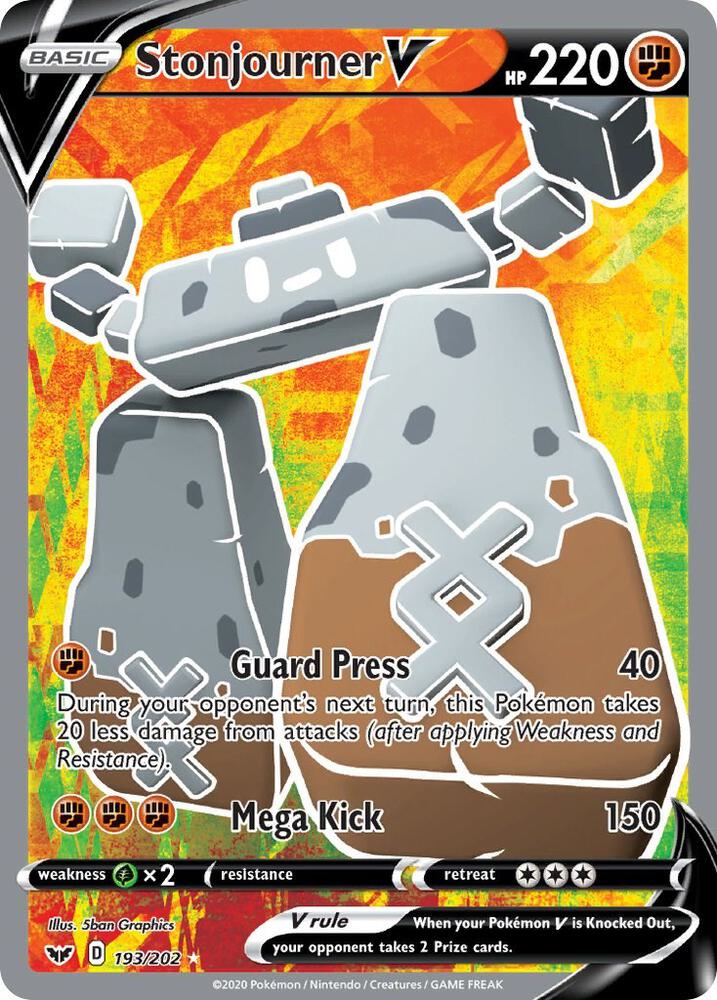 Stonjourner V - Full Art Foil