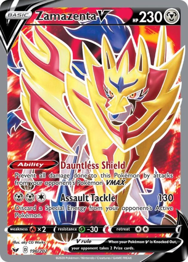 Zamazenta V - Full Art Foil