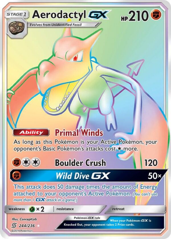 Aerodactyl GX - Secret Foil