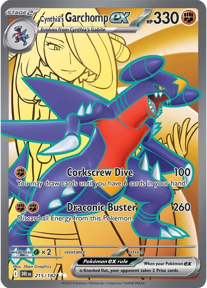 Cynthia's Garchomp ex - Foil