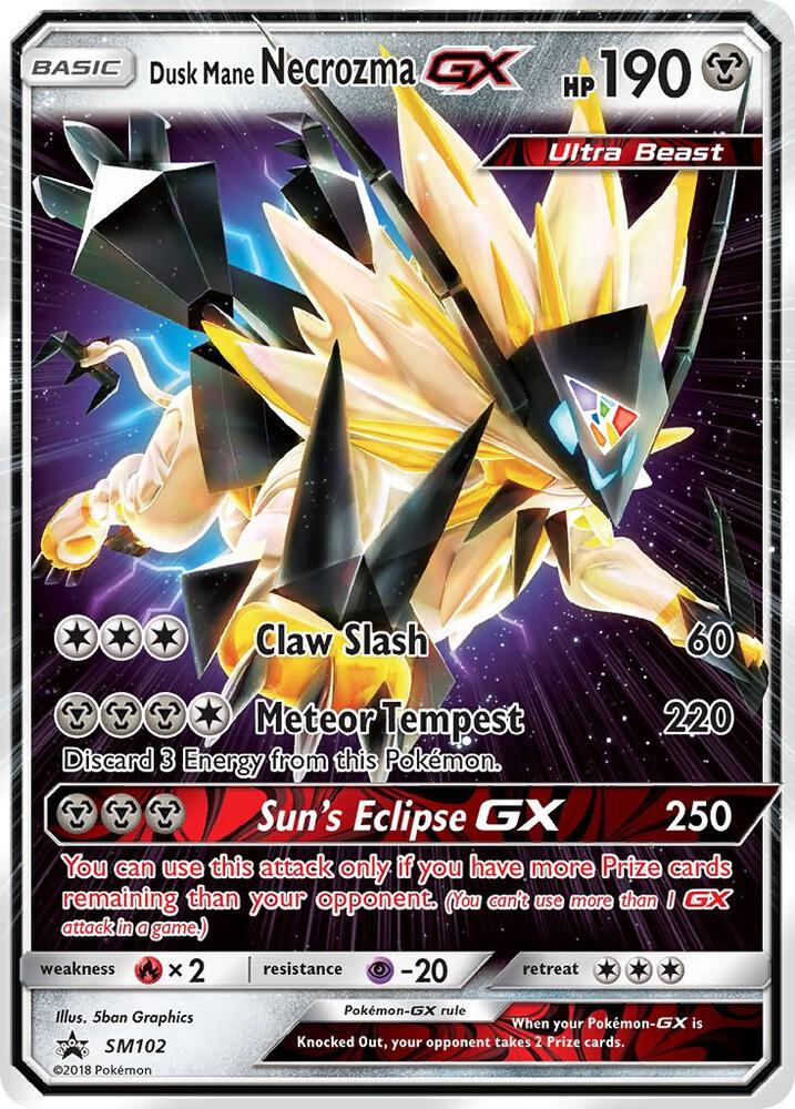 Dusk Mane Necrozma GX - Promo Foil
