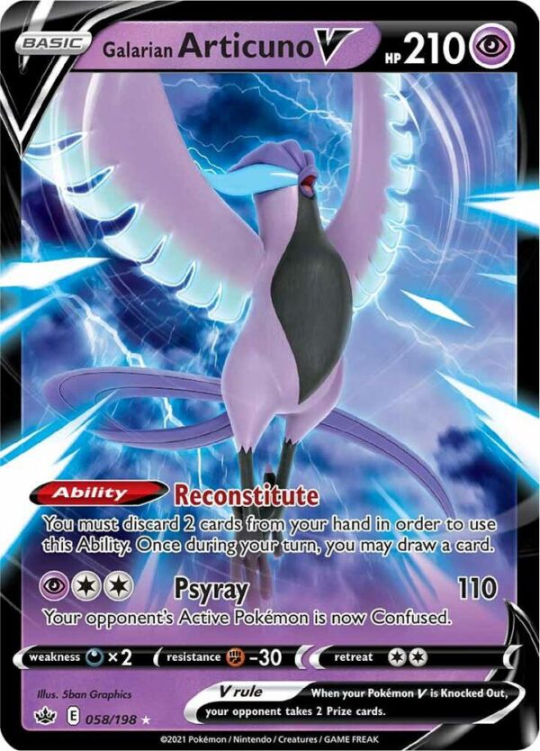 Galarian Articuno V - Foil