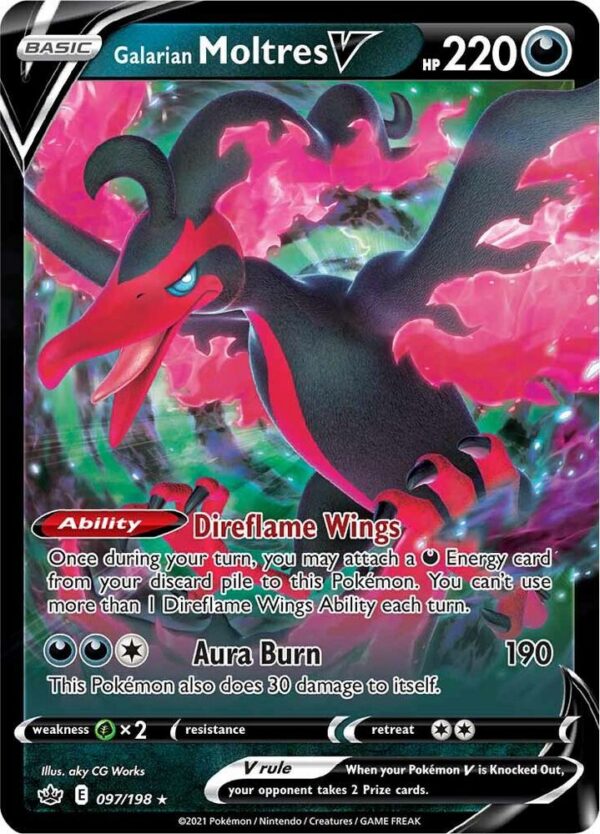 Galarian Moltres V - Foil