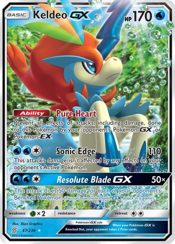 Keldeo GX - Foil