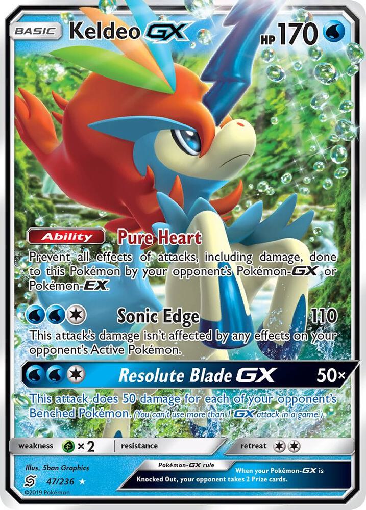 Keldeo GX - Foil