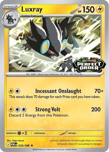Luxray - Perfect Order Stamped Foil Sealed
