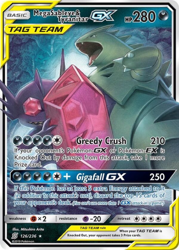 Mega Sableye & Tyranitar GX - Foil