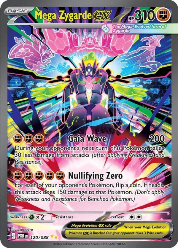 Mega Zygarde ex - Foil