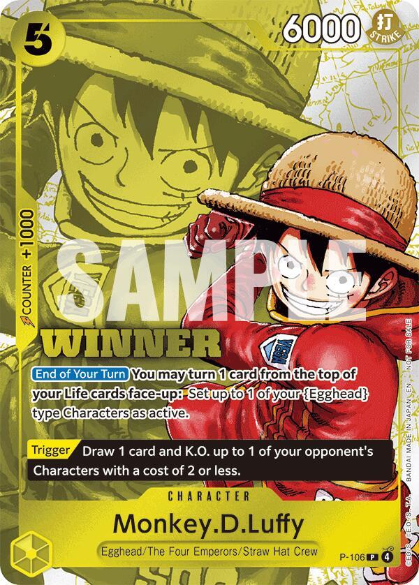 Monkey.D.Luffy - Winner Promo Foil