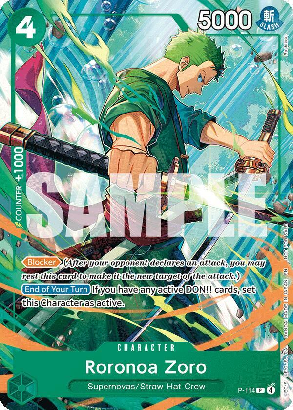Roronoa Zoro - Sealed Promo