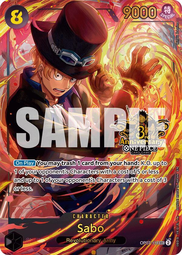 Sabo - 3rd Anniversary Promo Foil