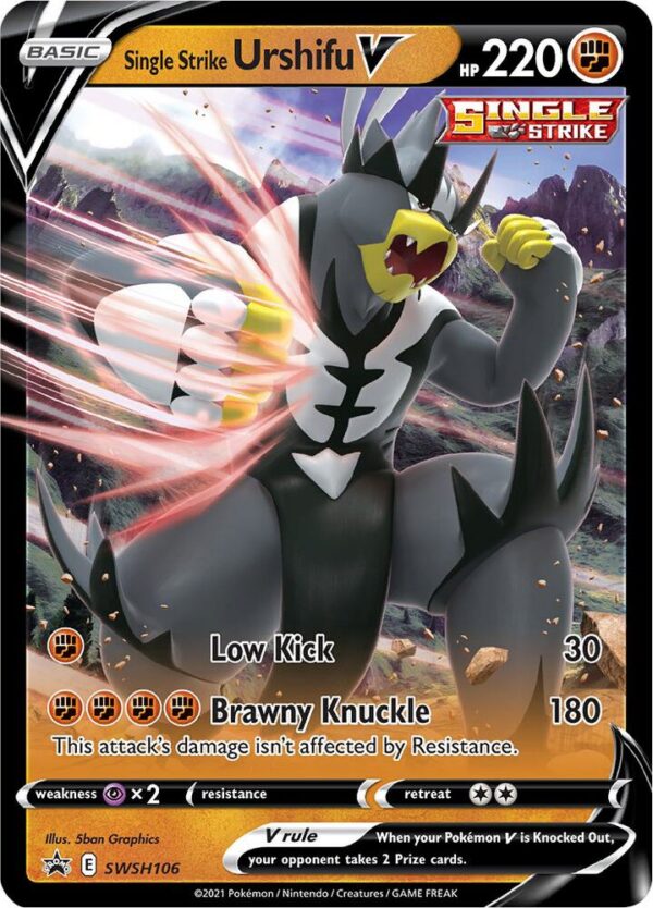 Single Strike Urshifu V - Promo Foil