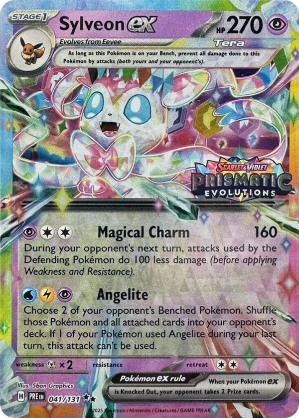 Sylveon ex - Prismatic Stamp Foil