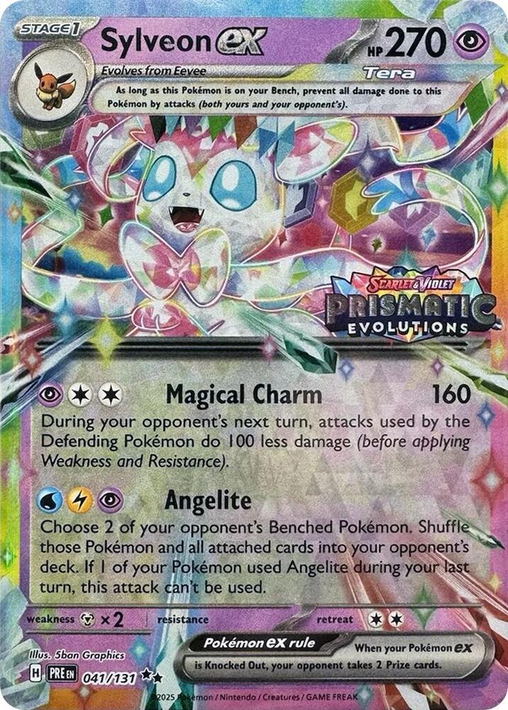 Sylveon ex - Prismatic Stamp Foil