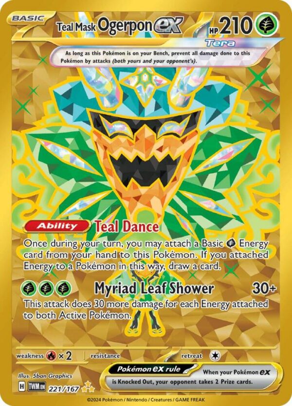 Teal Mask Ogerpon ex - Foil