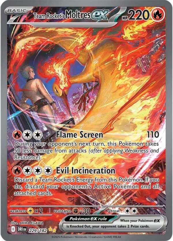Team Rocket's Moltres ex - Foil