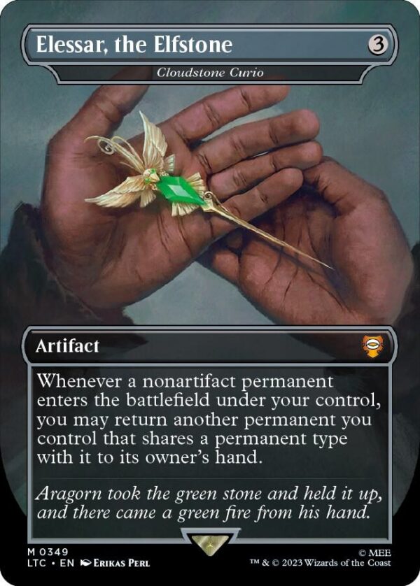 Elessar, the Elfstone - Borderless Foil