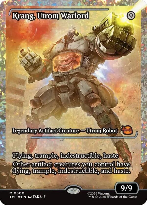 Krang, Utrom Warlord - Showcase Fracture Foil