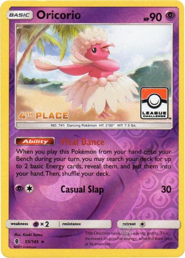Oricorio - 4th Place Reverse Foil