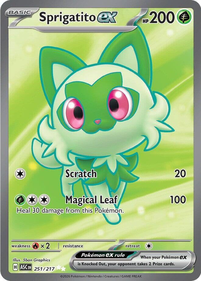 Sprigatito ex - Foil